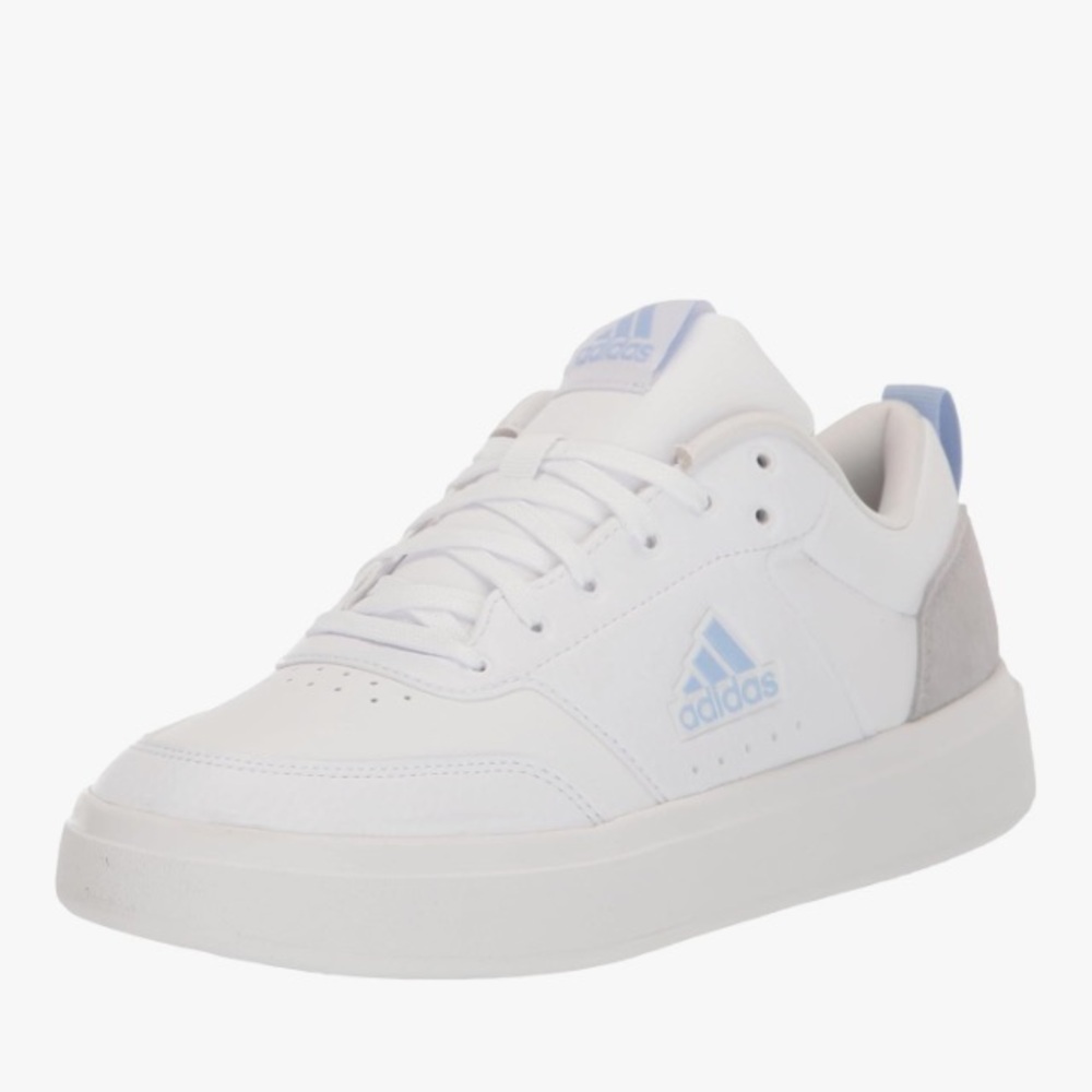 Women’s adidas White and Blue Sneakers Sleek Design